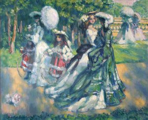 La promenade dans le parc, 1902