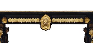 Table Napoléon III, conçue par Jean Brandely, marqueterie par E. Varlot, Paris, vers 1850-75 - Charles Guillaume Diehl