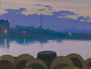 Paysage fluvial - Charles Guilloux
