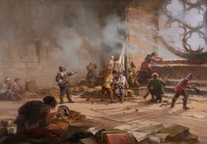 Le siège de Dundee, septembre 1651 - Charles Gustav Louis Phillips