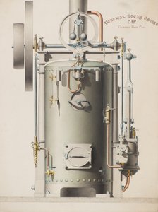 Machine à vapeur verticale, 5HP