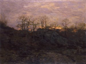 Bord de la forêt, crépuscule, vers 1890 - Charles H. Davis