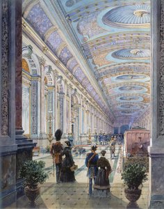Intérieur de gare élaboré, 1883