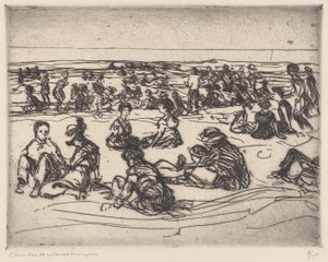 Sur la plage