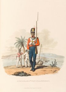 Un soldat du 5e Régiment des Antilles - Charles Hamilton (after) Smith