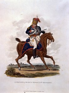 Un soldat du 15e, ou Kings Hussars, de 