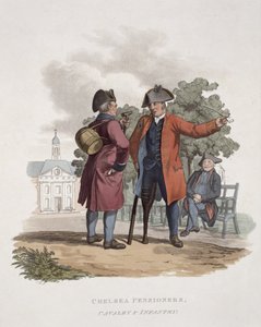 Pensionnaires de Chelsea, cavalerie et infanterie, de 