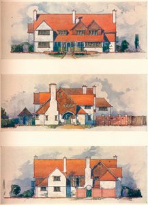 Maison à Garden City, Letchworth, vers 1906
