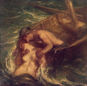 Le Pêcheur et la Sirène - Charles Haslewood Shannon