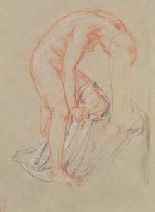 Femme se déshabillant - Charles Haslewood Shannon