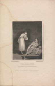 Le Monastère, Visite de Mysie Happer à Sir Piercie Shafton - Charles Heath