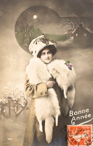 Vieille carte postale/Bonne année/Vœux - Augustus Kollner