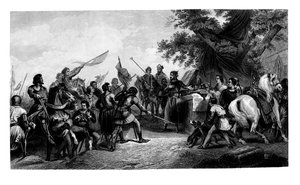 La Bataille de Bouvines, 27 juillet 1214, 1875 - Charles Henry Jeens