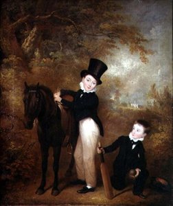 Portrait de William et Charles Chadwick à Burley Lodge