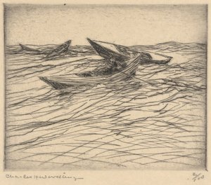 Vague de fond - Charles Herbert Woodbury