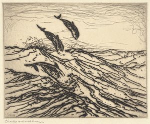 Marsouins - Charles Herbert Woodbury