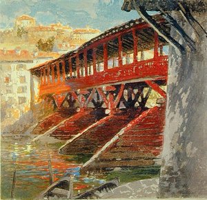 Ponte degli Alpini, Bassano del Grappa, vers 1910