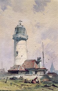 Le phare, 1853 - Charles Hoguet