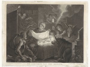 Naissance du Christ et adoration des bergers - Charles Howard Hodges