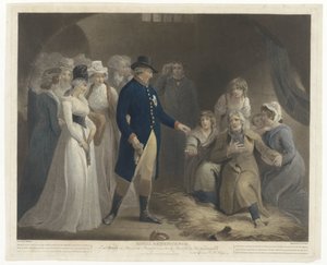 George III visitant la prison de Dorchester avec sa famille
Bienfaisance royale - Charles Howard Hodges