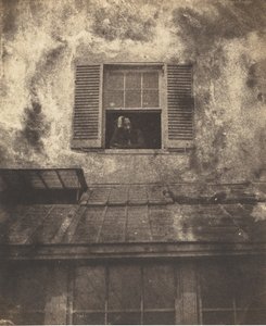 Auguste Vacquerie à une fenêtre, Marine Terrace, vers 1853