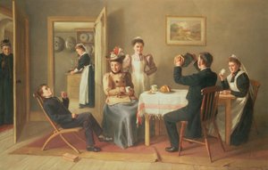 La haute vie en bas des escaliers, 1897