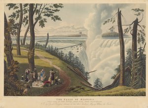 Chutes du Niagara - Charles Hunt after James Pattison Cockburn