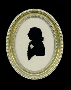 Silhouette de George III (1738-1820), vers 1796-98 - Charles I Rosenberg