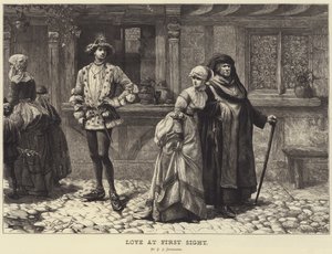 Le coup de foudre - Charles J. (after) Staniland