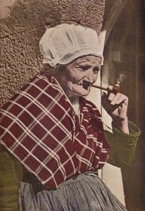 Une vieille Bretonne, vers 1913