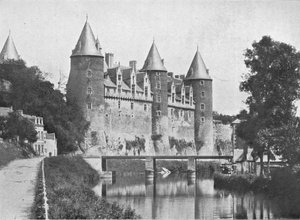 Château de Josselin, siège du duc de Rohan, vers 1913 - Charles J. S. Makin