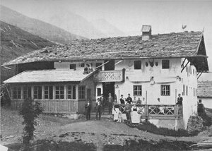 Chalet de montagne, Tyrol, vers 1913