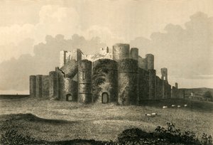Château de Pevensey en 1737, 1835 - Charles J. Smith