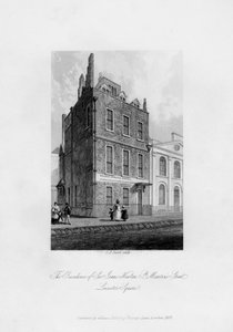 La résidence de Sir Isaac Newton, rue St Martins, Leicester Square, 1840 - Charles J. Smith