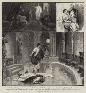 Représentation de Jules César de Shakespeare par la Oxford University Dramatic Society, au New Theatre, Oxford - Charles J. Staniland