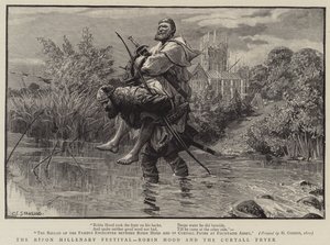 Le festival millénaire de Ripon, Robin des Bois et le frère Tuck