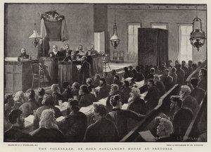 Le Volksraad, ou Parlement Boer à Pretoria - Charles J. Staniland