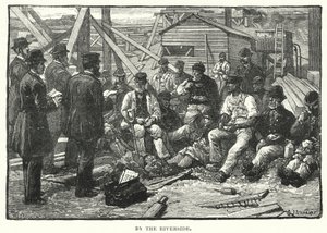 Au bord de la rivière - after Charles J. Staniland