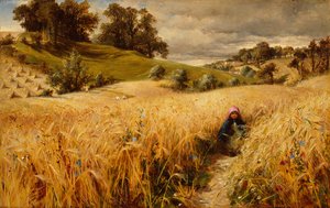 Passant par le seigle - Charles James (attr.to) Lewis