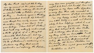 Lettre de Charles James Fox à sa tante Emily, 21 octobre 1798 - Charles James Fox