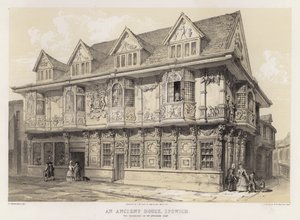 Une maison ancienne, Ipswich, résidence de William Sparrow