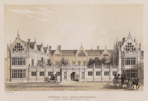 Rushton Hall, Northamptonshire, érigé par Sir Thomas Tresham, à l