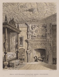 Petite chambre à coucher, Stockton House, Wiltshire, résidence de Henry Biggs - Charles James Richardson