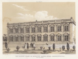 La façade du jardin de Brympton Manor House, Somersetshire