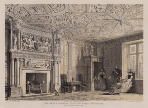 La grande chambre, Stockton House, Wiltshire, siège de Henry Biggs - Charles James Richardson