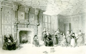 Salle de classe à Campden House, vers 1840 - Charles James Richardson