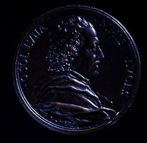 Médaille portrait de Gian Lorenzo Bernini (1598-1680) - Charles Jean Francois Cheron