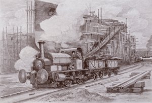 La locomotive du chantier naval - Charles John de (after) Lacy