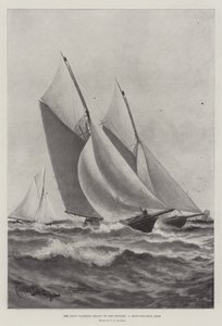 La première saison de yachting du siècle, une course au coude à coude - Charles John de Lacy