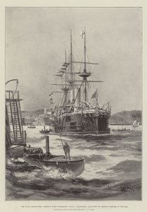 Les manœuvres navales, opérations de la flotte de réserve, HMS Alexandra, navire amiral de l